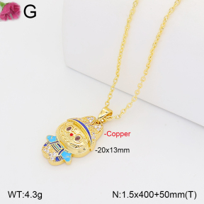 F2N300549ablb-J165  Fashion Copper Necklace
