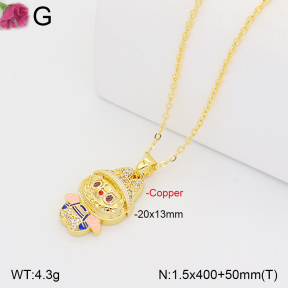 F2N300550ablb-J165  Fashion Copper Necklace
