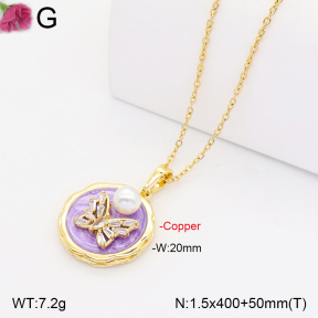F2N300567vbll-J165  Fashion Copper Necklace