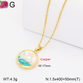 F2N300571vbll-J165  Fashion Copper Necklace