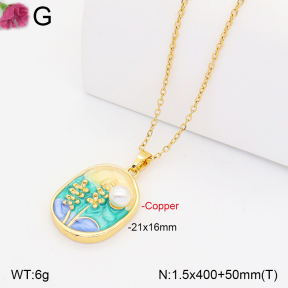 F2N300572vbll-J165  Fashion Copper Necklace