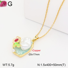 F2N300579vbll-J165  Fashion Copper Necklace