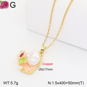 F2N300581vbll-J165  Fashion Copper Necklace