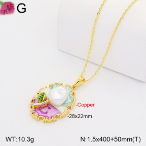 F2N300600bbml-J165  Fashion Copper Necklace