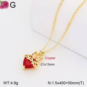 F2N401412bblo-J165  Fashion Copper Necklace