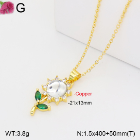 F2N401420vbll-J165  Fashion Copper Necklace
