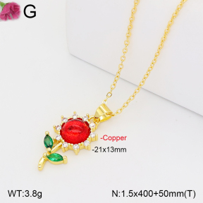 F2N401422vbll-J165  Fashion Copper Necklace