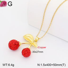 F2N401425vbll-J165  Fashion Copper Necklace