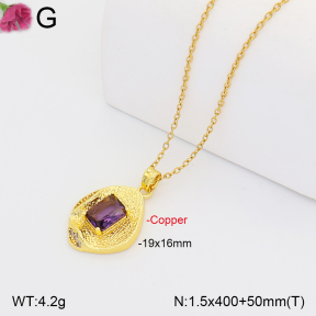 F2N401427bblo-J165  Fashion Copper Necklace