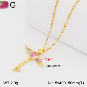 F2N401428bblo-J165  Fashion Copper Necklace