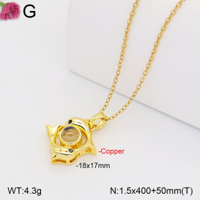 F2N401432bblo-J165  Fashion Copper Necklace