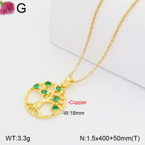F2N401443bblo-J165  Fashion Copper Necklace