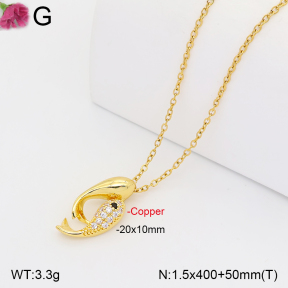 F2N401449bblo-J165  Fashion Copper Necklace