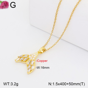 F2N401451vbll-J165  Fashion Copper Necklace