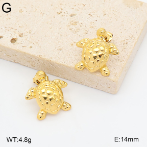 2E2007369bbov-775  Stainless Steel Earrings