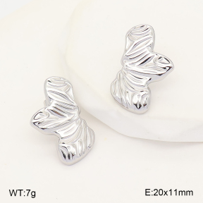 2E2007374vbmb-775  Stainless Steel Earrings