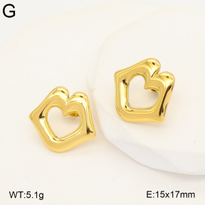 2E2007377bbov-775  Stainless Steel Earrings