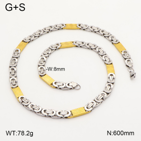 2N2009428vhha-452  Stainless Steel Necklace