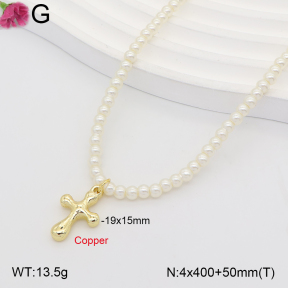 F2N300621bbon-J202  Fashion Copper Necklace