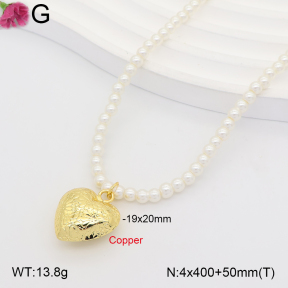 F2N300631bbon-J202  Fashion Copper Necklace