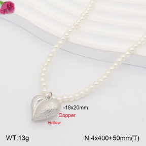 F2N300636bbon-J202  Fashion Copper Necklace