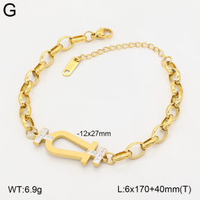 2B4006134bbml-712  Stainless Steel Bracelet