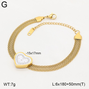 2B4006137bbml-712  Stainless Steel Bracelet