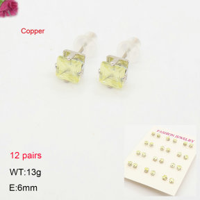 2E4005496ahjb-775  Fashion Copper Earrings