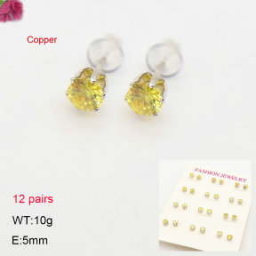 2E4005529ahjb-775  Fashion Copper Earrings