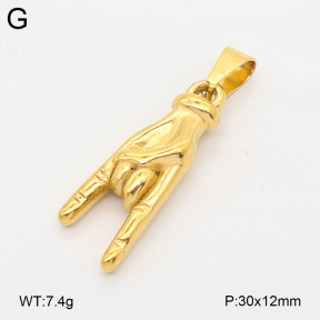 2P2006741ablb-355  Stainless Steel Pendant