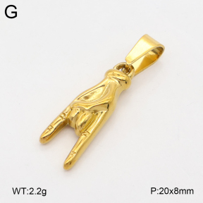 2P2006743aajl-355  Stainless Steel Pendant