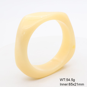 6BA300379bblo-900  Resin  Stainless Steel Bangle