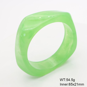 6BA300380bblo-900  Resin  Stainless Steel Bangle