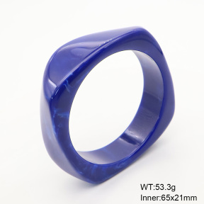 6BA300381bblo-900  Resin  Stainless Steel Bangle