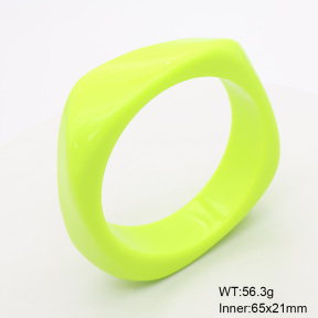 6BA300382bblo-900  Resin  Stainless Steel Bangle