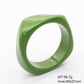 6BA300384bblo-900  Resin  Stainless Steel Bangle