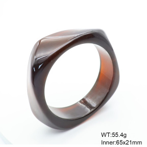 6BA300387bblo-900  Resin  Stainless Steel Bangle