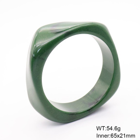 6BA300389bblo-900  Resin  Stainless Steel Bangle