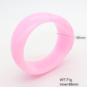 6BA300400bbmk-900  Resin  Stainless Steel Bangle
