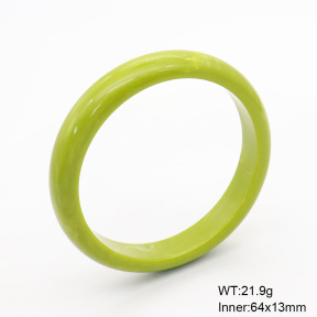 6BA300404aajl-900  Resin  Stainless Steel Bangle