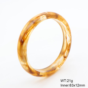 6BA300405aajl-900  Resin  Stainless Steel Bangle