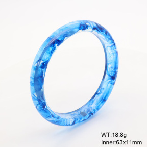 6BA300406aajl-900  Resin  Stainless Steel Bangle