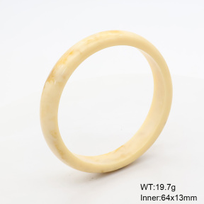 6BA300410aajl-900  Resin  Stainless Steel Bangle