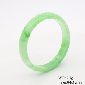 6BA300411aajl-900  Resin  Stainless Steel Bangle