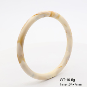 6BA300414vail-900  Resin  Stainless Steel Bangle