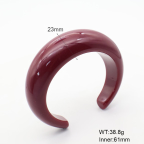 6BA300418bbno-900  Resin  Stainless Steel Bangle