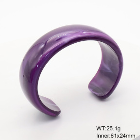 6BA300420aako-900  Resin  Stainless Steel Bangle