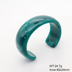 6BA300424aako-900  Resin  Stainless Steel Bangle