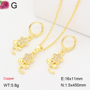 F2S013802abol-J201  Fashion Copper Set