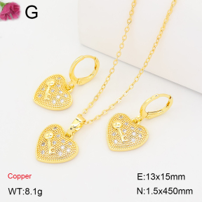F2S013804abol-J201  Fashion Copper Set
